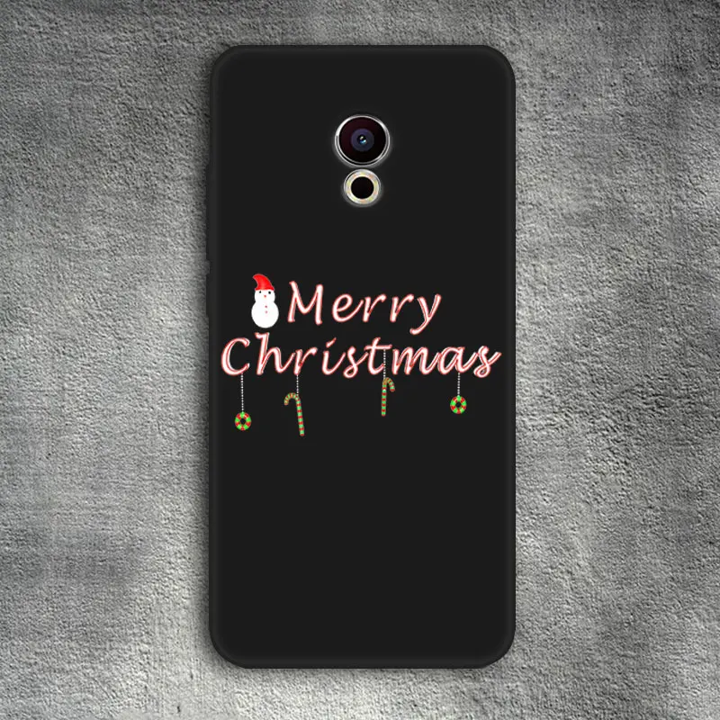 02 Яркий матовый ТПУ чехол для телефона Meizu15 Lite Plus E3 MX6 M5 M6 Note Pro 6 5 M6S мобильный чехол для телефона с рождественским рисунком для OnePlus 5T Coque - Цвет: 02