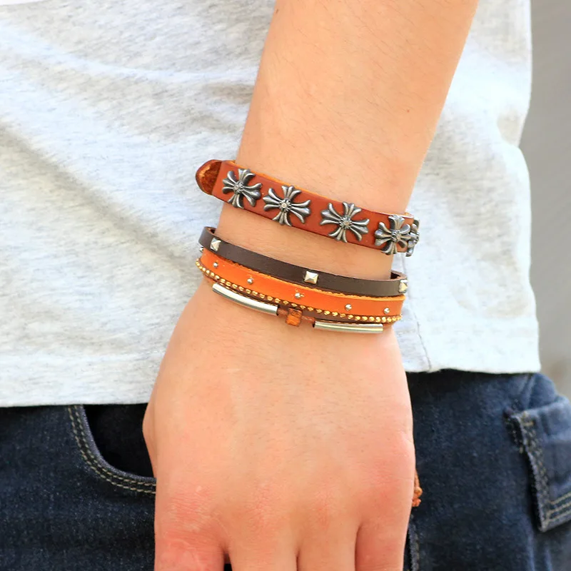 ZIRIS браслеты из красной веревки метод ткачества сплав серии крест dogan diy мужской