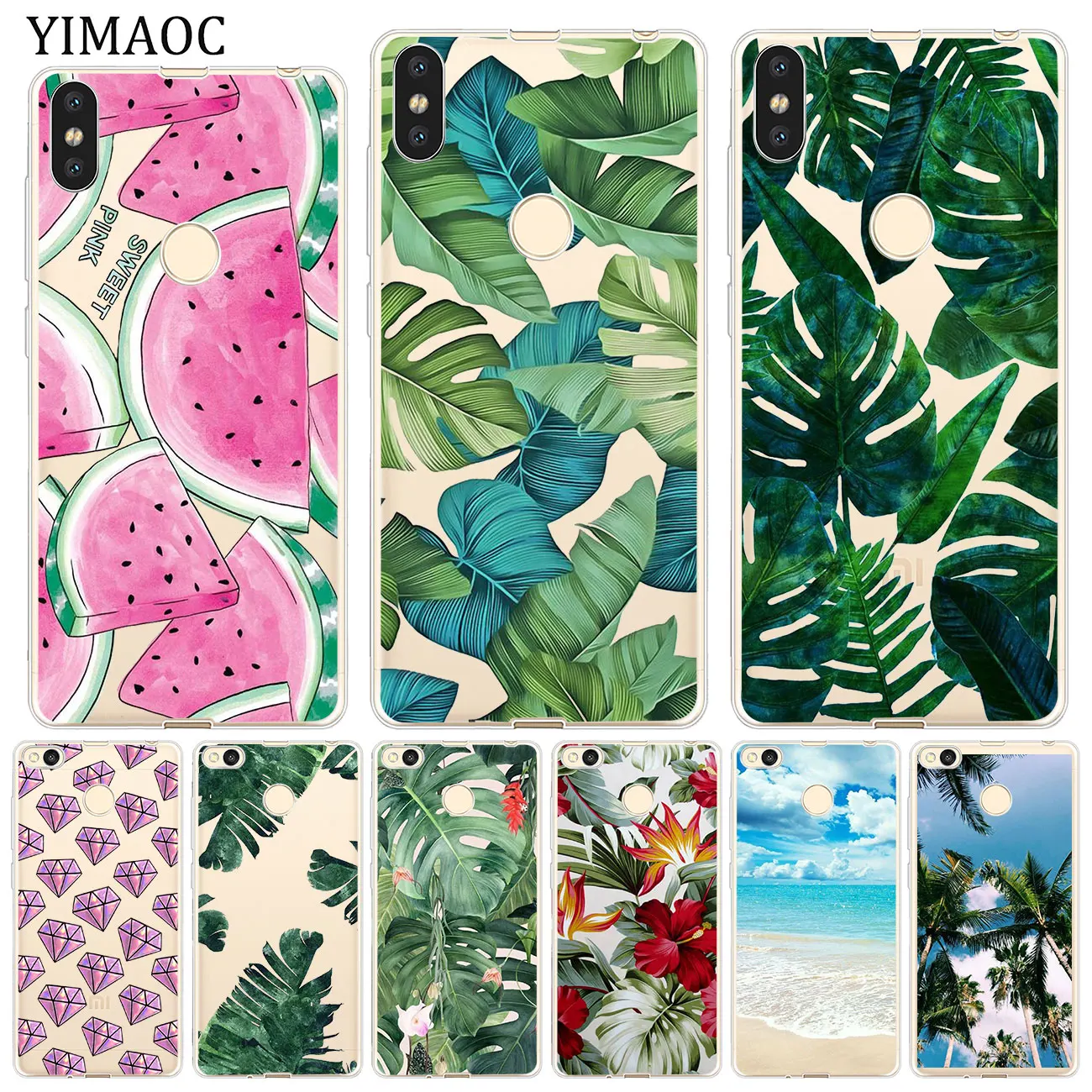 Мягкий чехол YIMAOC для Xiaomi Redmi K20 8A 7A 6A 5A 4A 4X S2 GO Note 8 7 6 5 Pro Plus 4|Бамперы| |