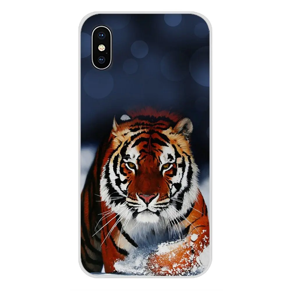 Животные Свирепый тигр аксессуары чехлы для телефонов Huawei P8 9 Lite Nova 2i 3i GR3 Y6 Pro Y7 Y8 Y9