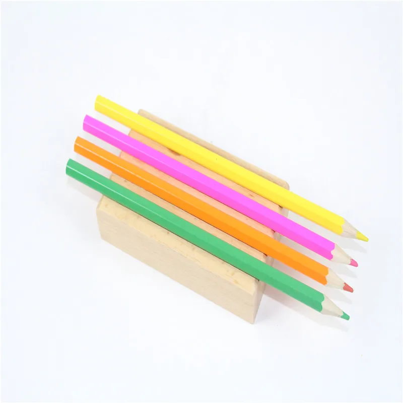 Детская игрушка Монтессори держатель для 4 карандашей дерево раннего развития