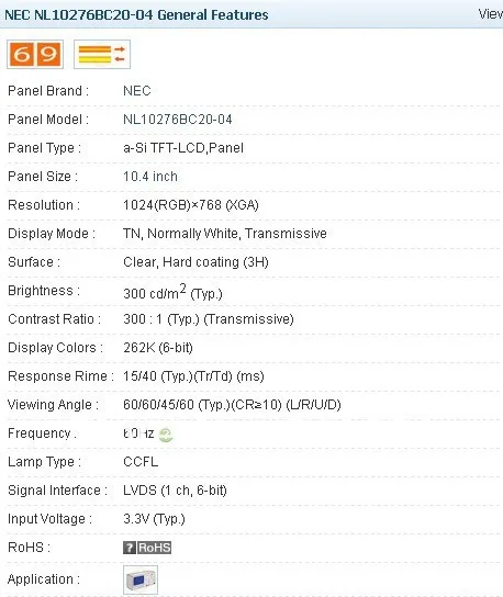 NL10276BC20 04 3 5 дюймовый промышленный ЖК дисплей Новый & A + телефон работает|lcd industrial|lcd
