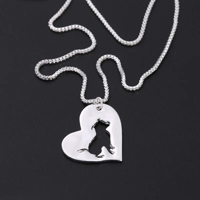 new trendy cute tiny Pit Bull pendant Choker Necklace women child jewelry fashion pretty charm delicate christmas Cartoon gift |