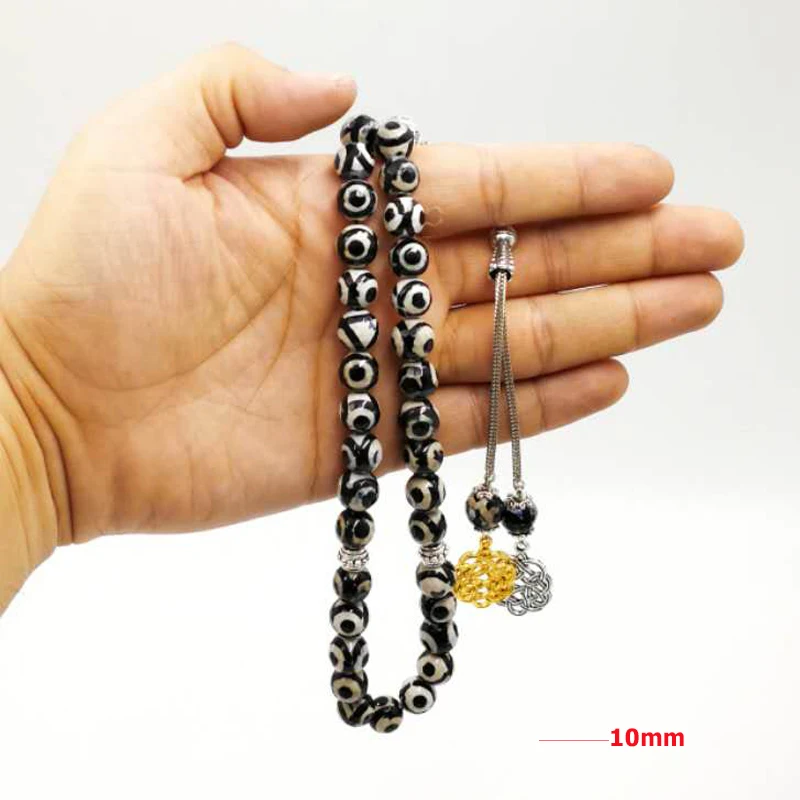 Мусульманские Агаты sulaimani tasbih камень индивидуальный Розарий мусульманский