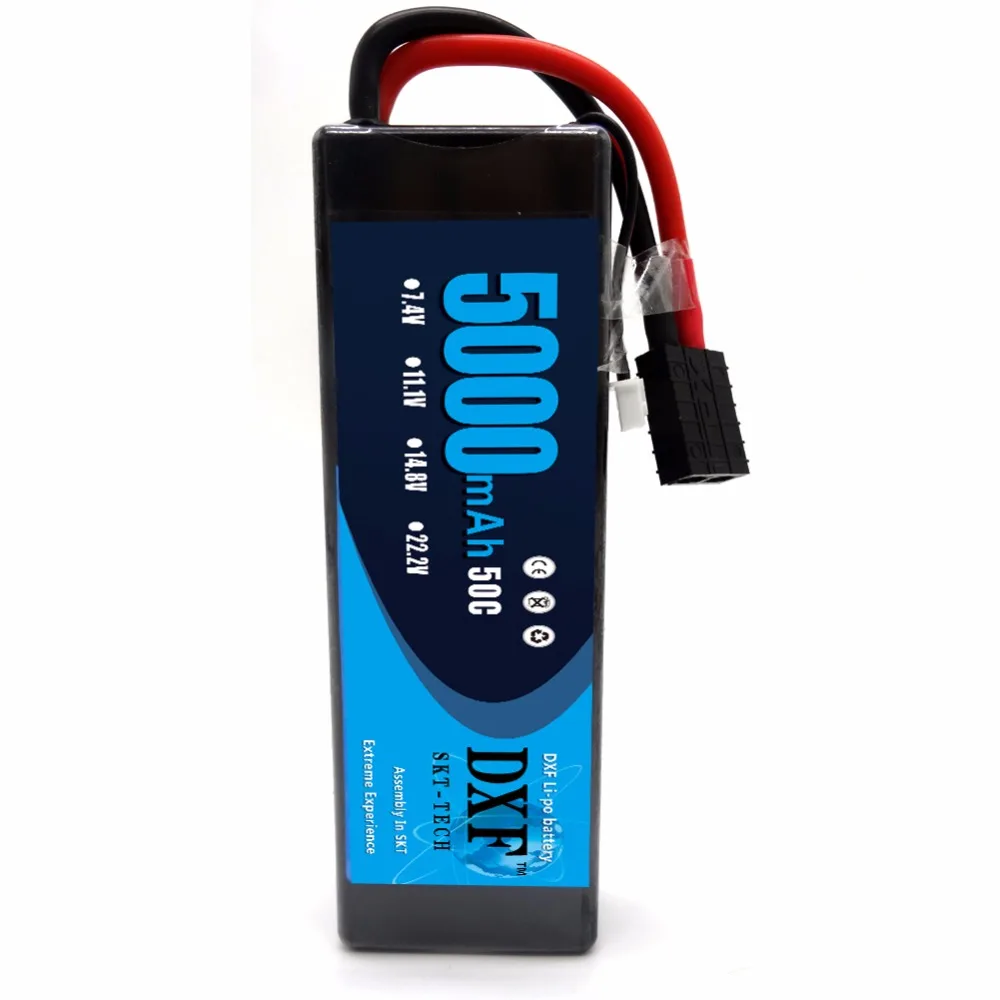 DXF 2S 7 4 V 5000mAh 50C LiPo аккумулятор для RC Evader BX автомобиль грузовик радиоуправляемая