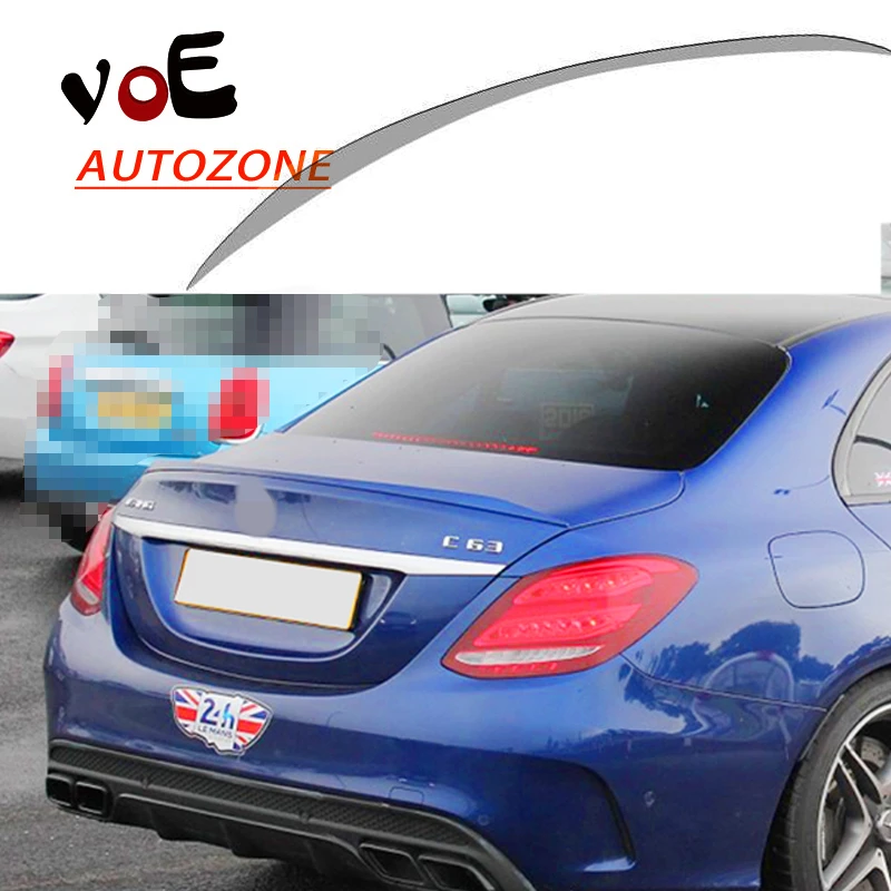 2015 2016 2017 2018 + W205 4 дверный C63 Стиль ABS Пластик заднего крыла для Mercedes Benz c класс c180