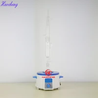 free shipping 500ml soxhlet extrctor with heating mantle soxhlet extraction glassware system with coiled condenser