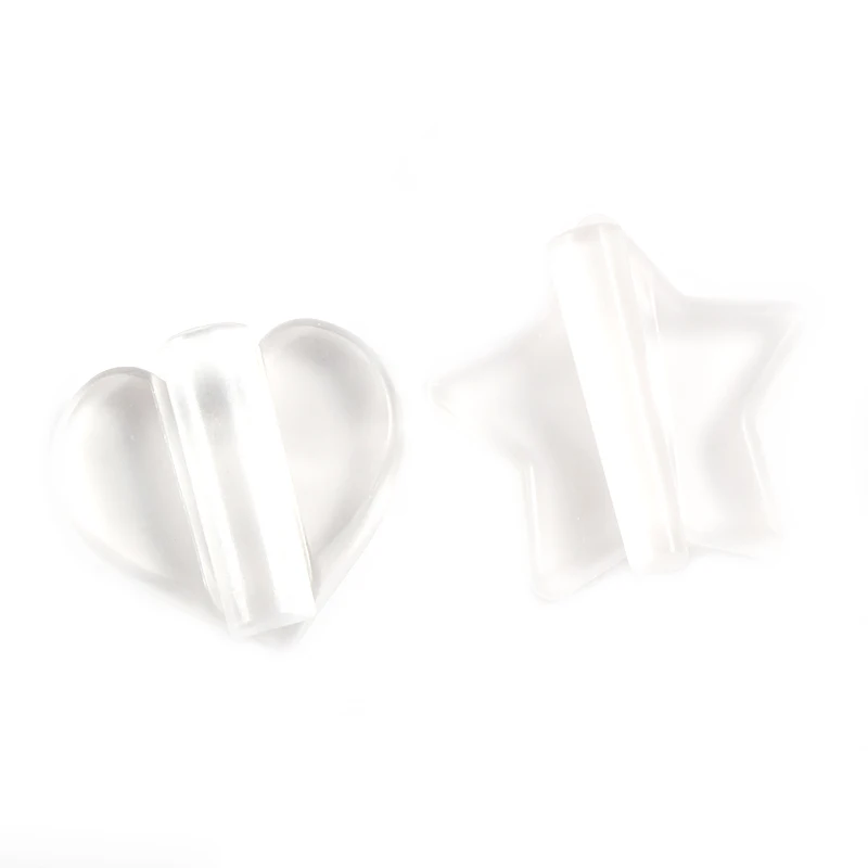 1 шт./лот милый дизайн сердца звезды ногтей металлический ломтик C кривая формовка