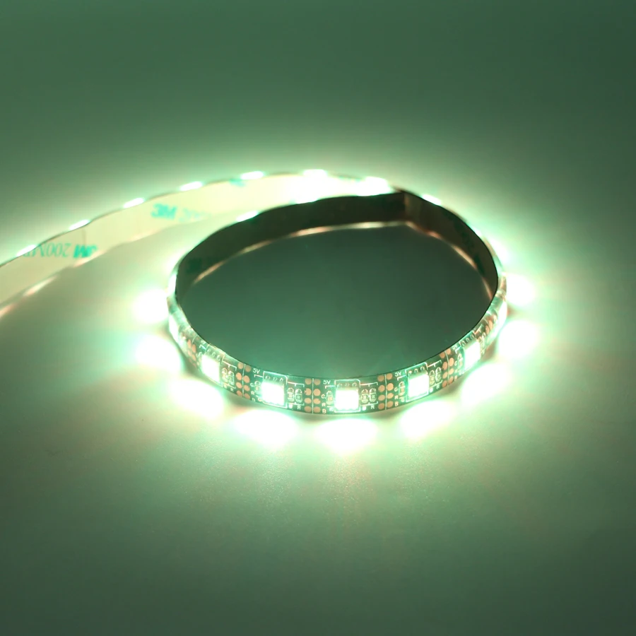 USB RGB Светодиодные ленты 5050 клея Клейкие multi изменение цвета Освещение РФ
