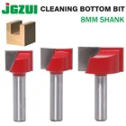 Фреза для гравировки по дереву, твердосплавная, 8 мм, 1 шт.