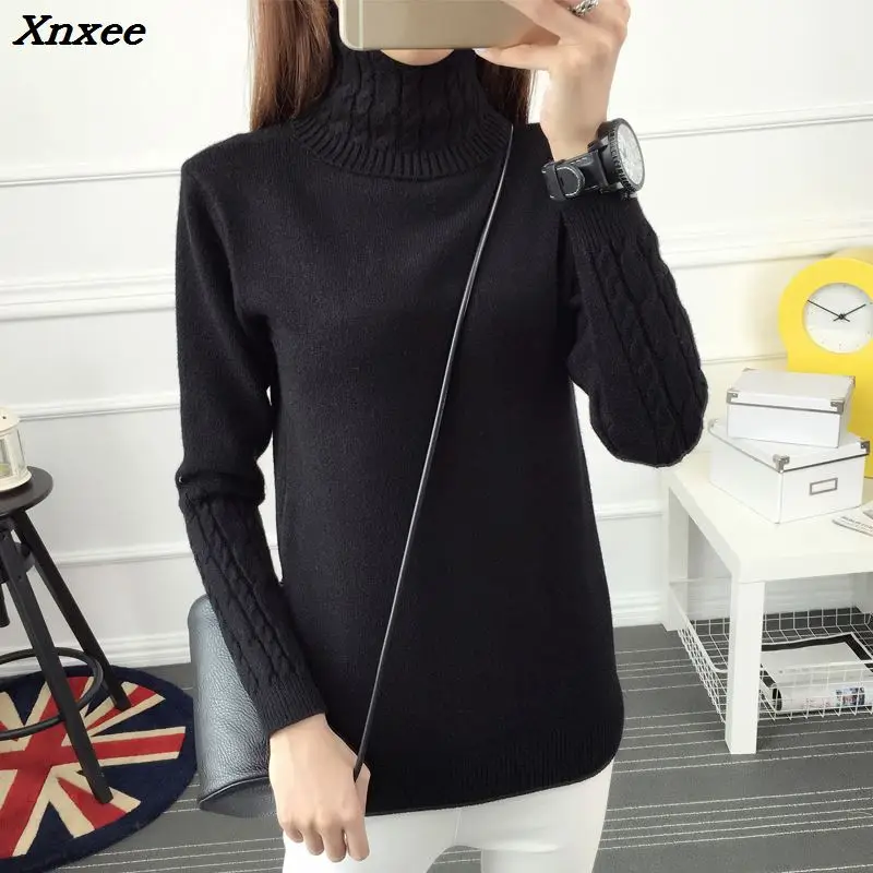 Новинка 2018 Модный женский белый свитер с воротником лацканами Женская Базовая