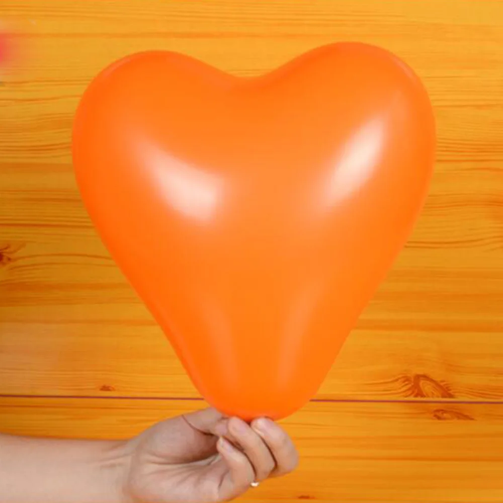 Латексные воздушные шары с красным сердечком 10 шт./лот разные цвета 12 дюймов