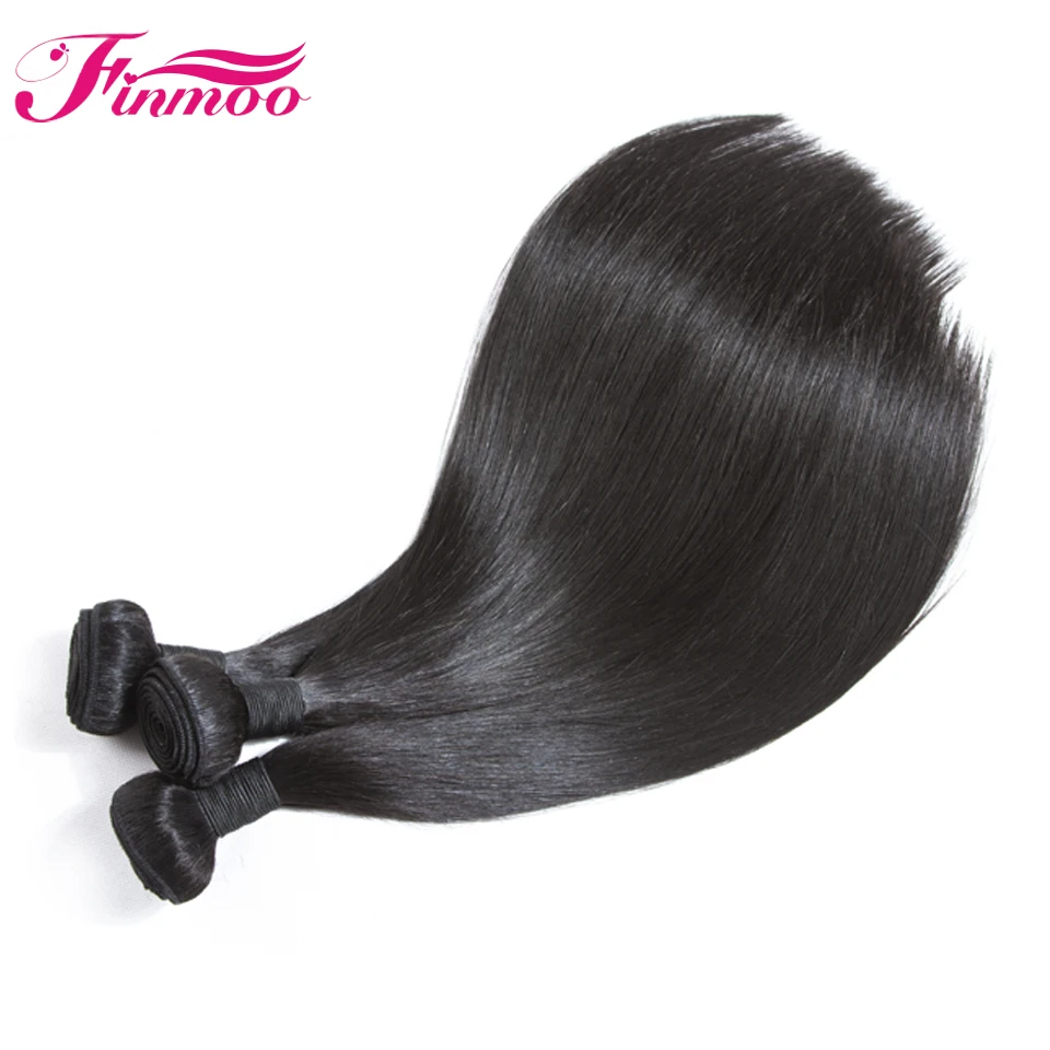 Бразильские волосы remy weave Связки прямой натуральный цвет 13*6 Фронтальная застежка