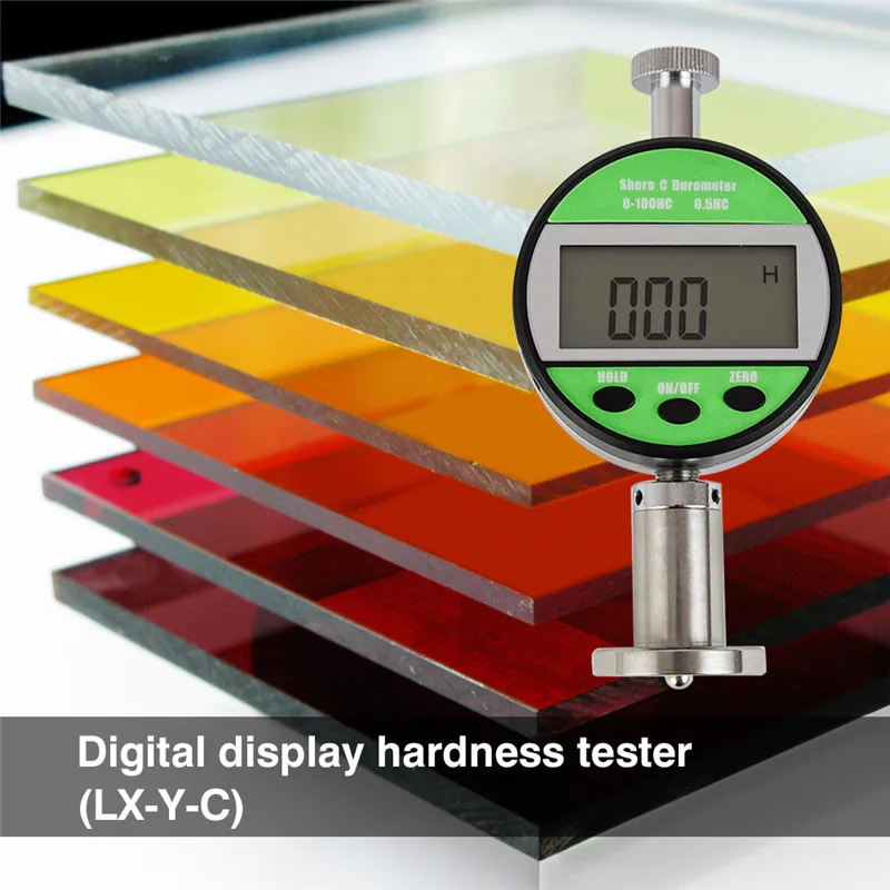 Цифровой Измеритель Твердости 0-100HC lcd Shore C/D пенетрометр clerometer для пластиковой кожи резиновый мульти-смола