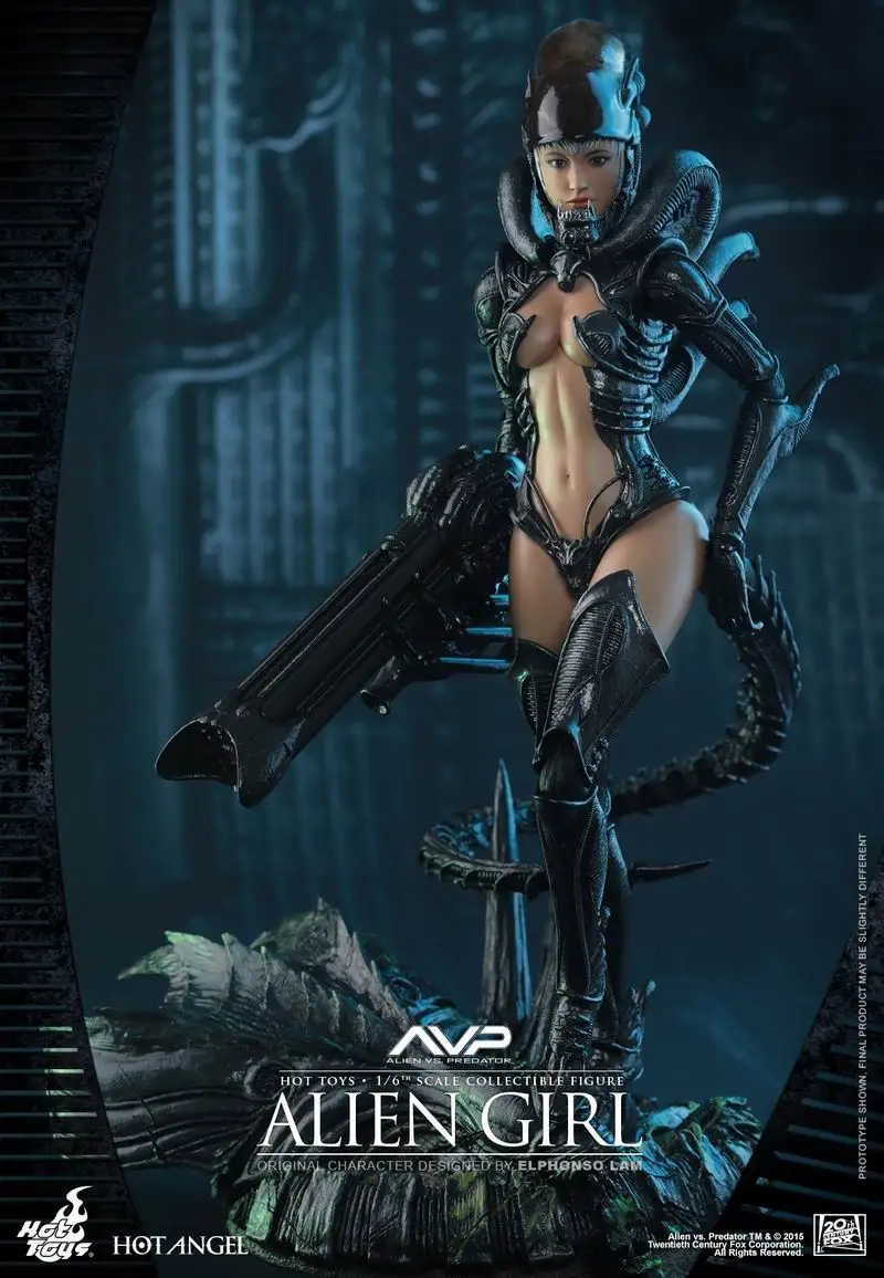 HT HOTTOYS 1/6 AVP Aliens Vs. Predator Alien Girl Коллекция фигурка для фанатов подарок на праздник