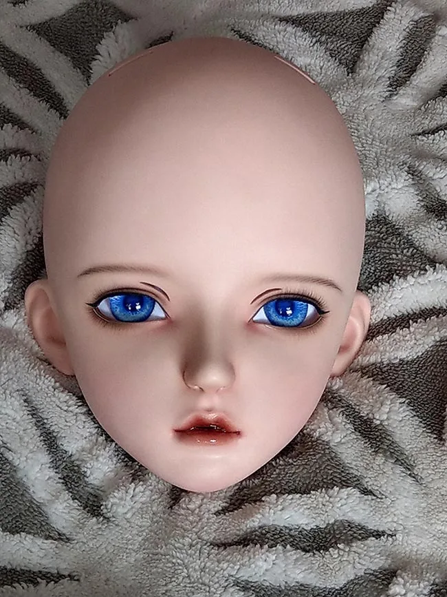Standard makeup KM581) одежда высшего качества ручной работы Женская девушка смолы половина головы косплей японский ролевые игры BJD маска кигуруми кукла трансвестит - Цвет: Standard makeup