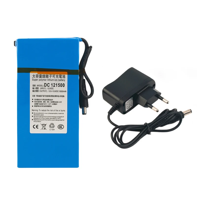Cncncool DC 12V аккумуляторная батарея высокого качества портативный литий-ионный аккумулятор 1800 mAh-20000 mAh с вилкой EU/US Прямая