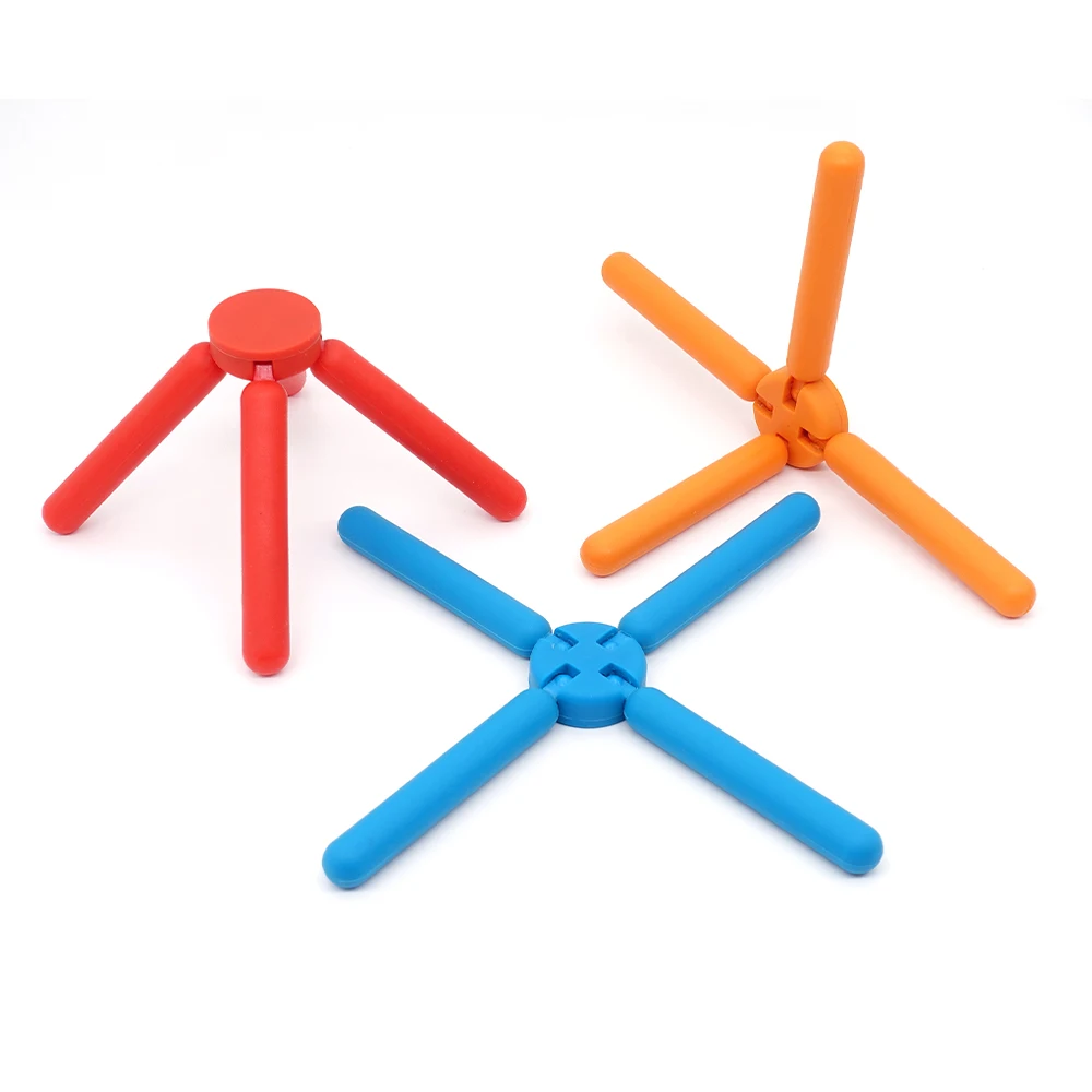 Силиконовые Cross shape подстилка под кастрюлю Coaster Складная теплоизоляция