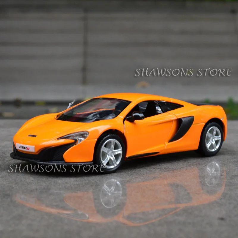 

1:36 Scale Diecast Metal Model Car Toys Mclaren 650S Miniature Replica Pull Back