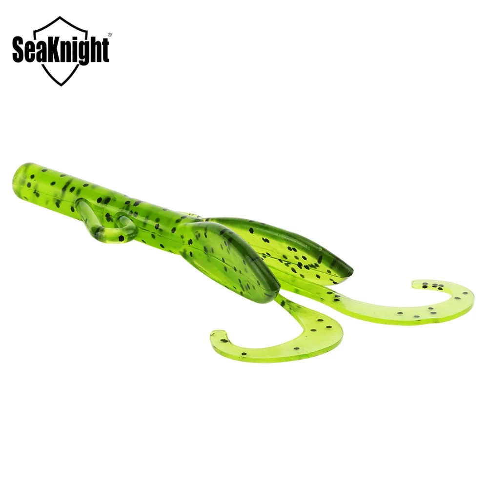 SeaKnight SL007 Fishing Lure Shrimp 6.2g 110mm 6PCS/Bag Soft Baits Silicone Bass Bait Saltwater/Freshwater Craw Tackles | Спорт и