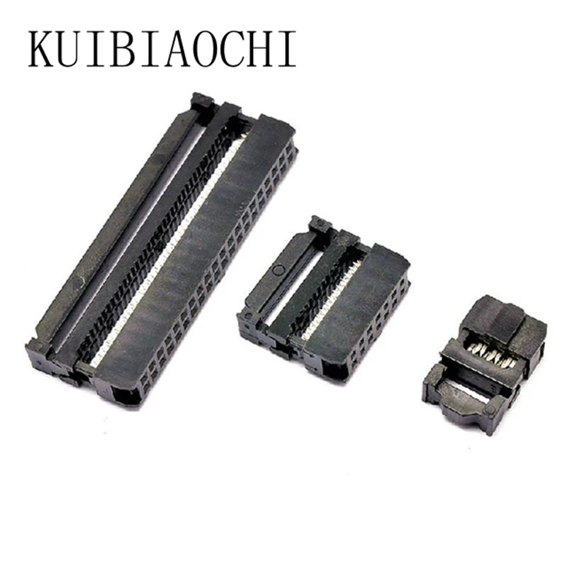 

10 sets 2.54mm Connector Straight IDC Box Headers Connector 2.54mm Pitch Box Headers Female Connector