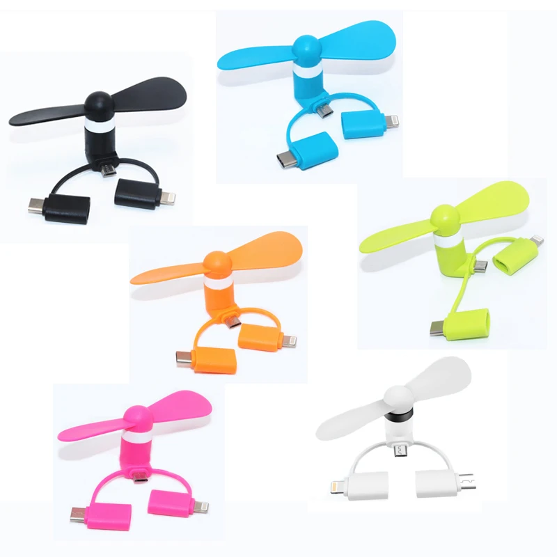 Binful Mini портативный вентилятор Micro USB мобильный телефон гаджет тестер для iphone 5 6 6s 7