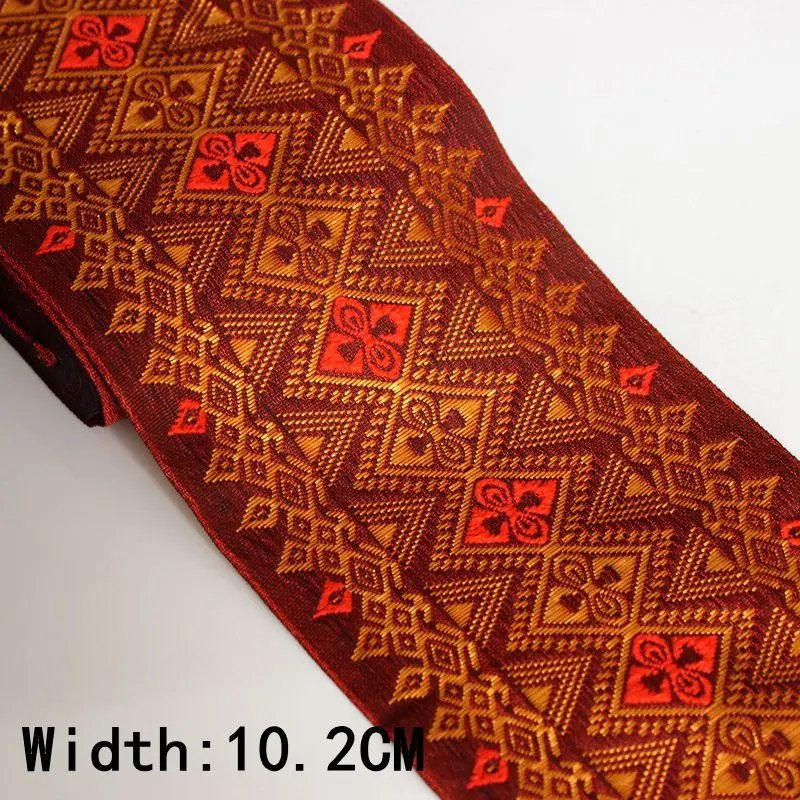 Искусственная тесьма продаваемая Ярдом изысканная жаккардовая лента тайская