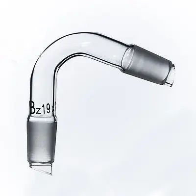 19/26 Соединительная лабораторная стекла для дистилляции адаптер Сгибаемая