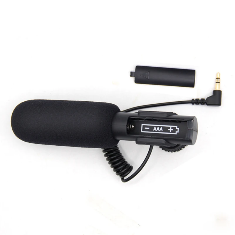 FELYBY MIC-05 Профессиональный DSLR конденсаторный микрофон для интервью видеозаписи