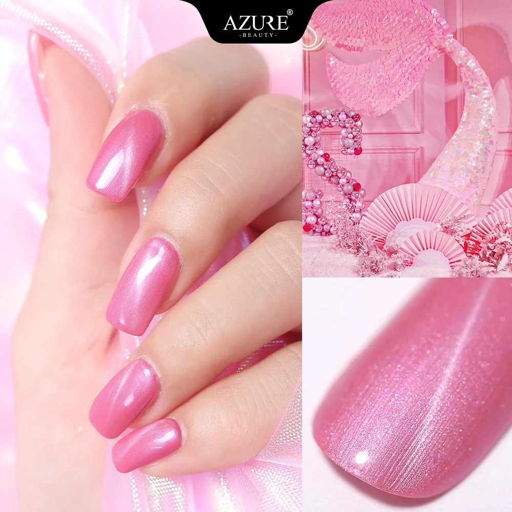 Azure Beauty 6 шт./лот Хамелеон кошачьи глаза УФ-гель для ногтей набор фиолетовый цвет