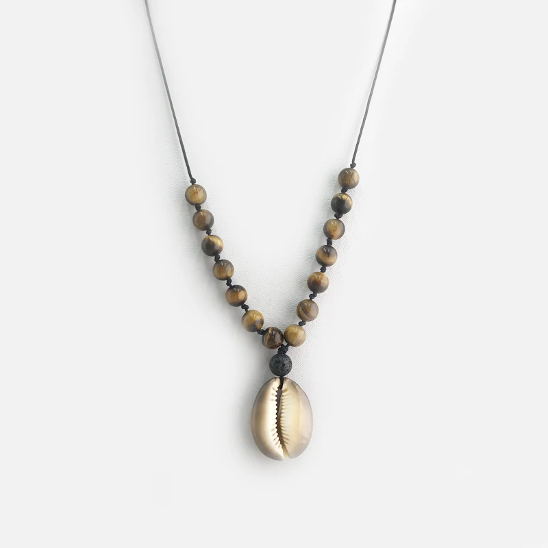 Женское ожерелье ручной работы KBJW винтажное в богемном стиле с подвеской