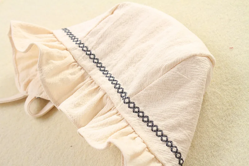 

Newborn Baby Clothes Spring and autumn girls jumpsuit 100% cotton Princess Infant Girls Jumpsuit With Hat