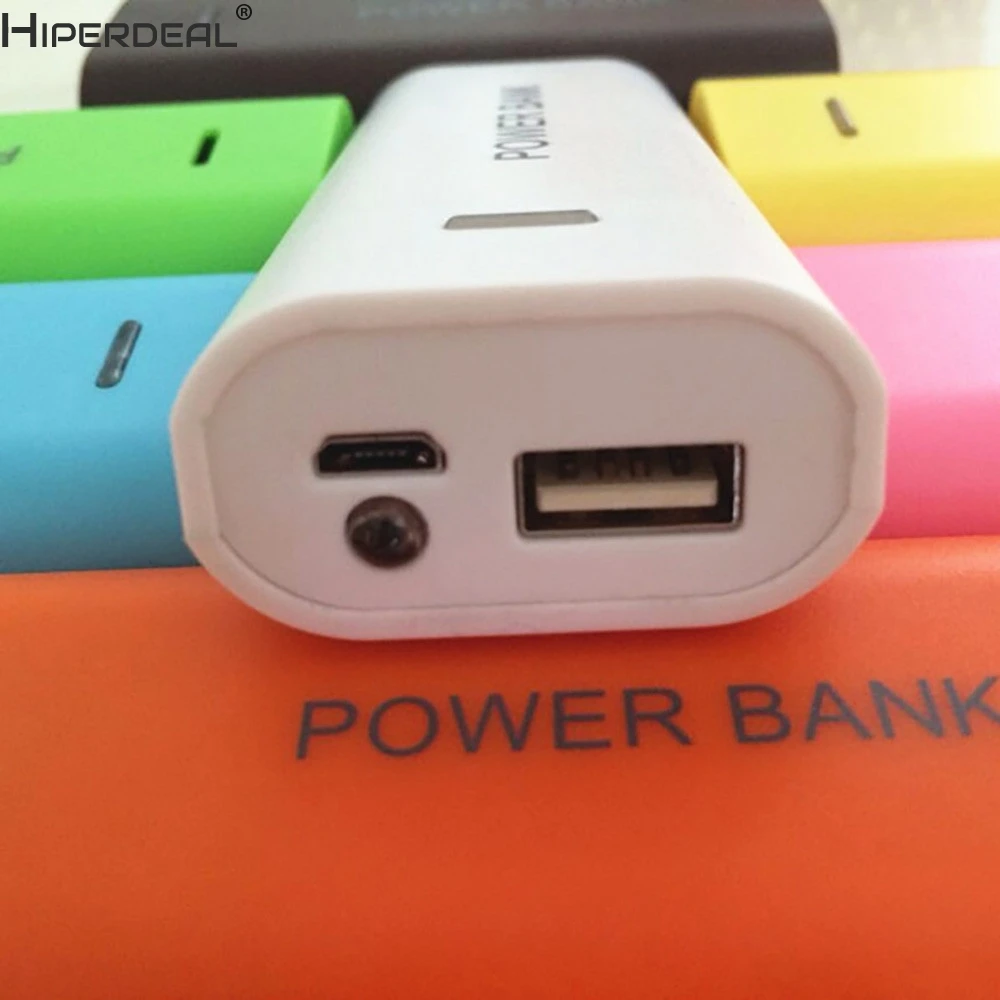 Внешний аккумулятор HIPERDEAL зарядное устройство 18650 мАч 2x5600 с USB-портом для iPhone |