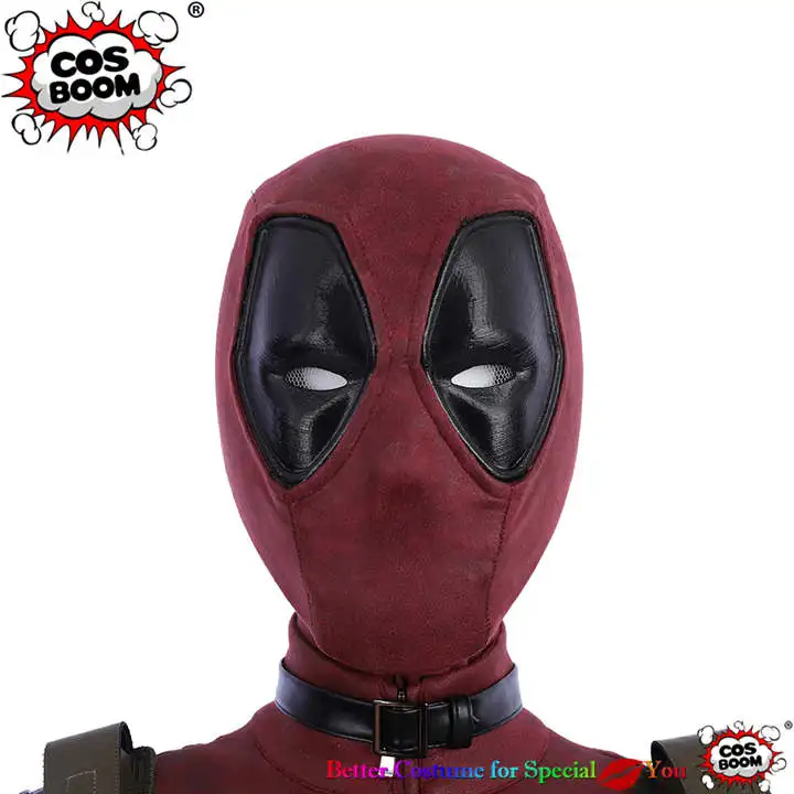 mask Женский красный комбинезон COSBOOM Deadpool, костюм Дэдпула для взрослых, Женский костюм на Хэллоуин, костюм супергероя, леди Дэдпул, карнавальный костюм - Цвет: mask