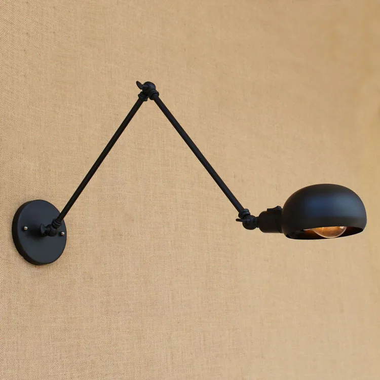 Винтажный Лофт Промышленный регулируемый Бра Настенные светильники для спальни