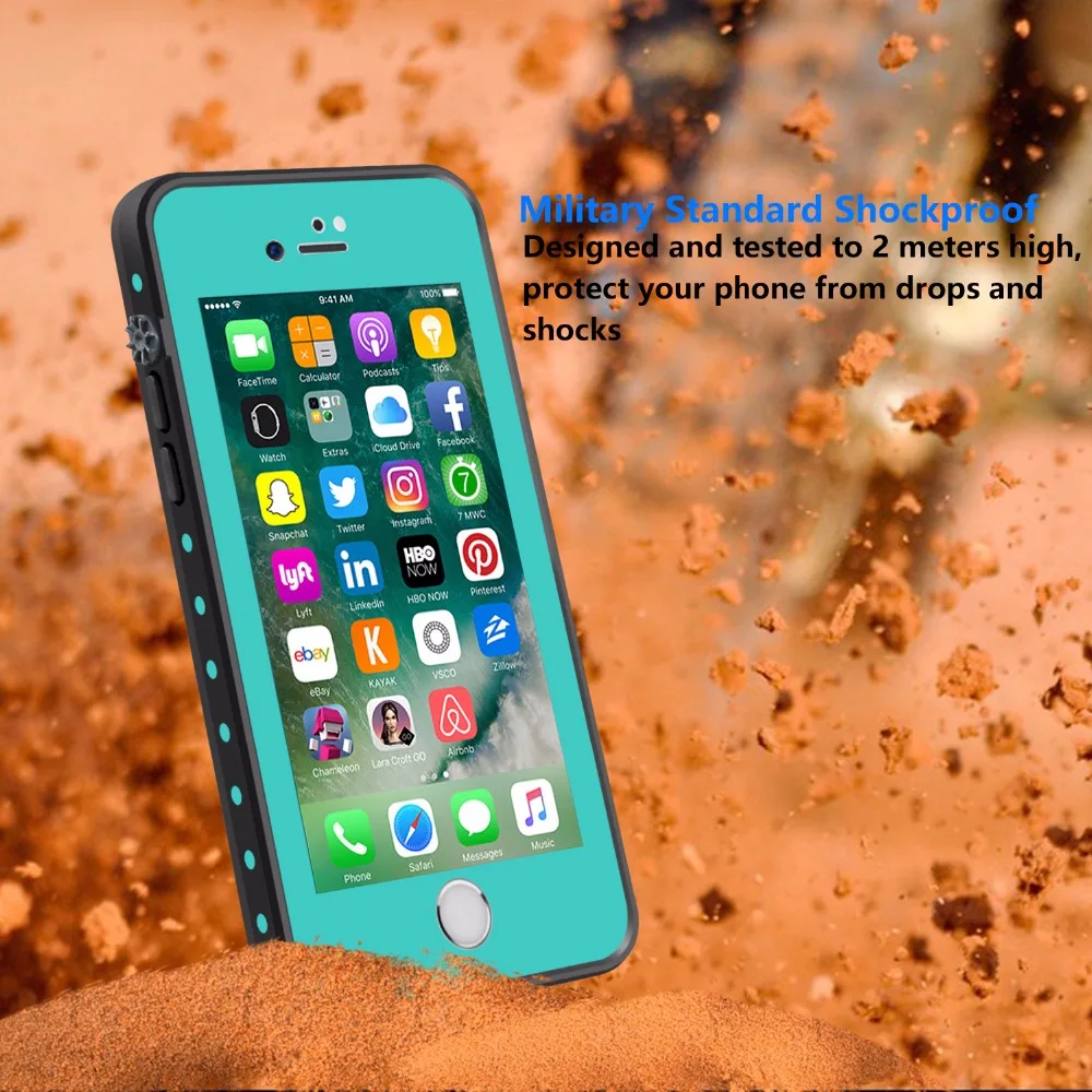 Redpepper для iPhone 7 8 Plus Водонепроницаемый чехол противоударный грязеотталкивающий