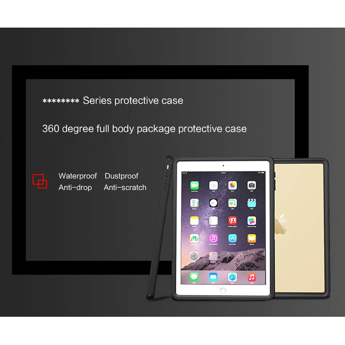 CASEWIN футляры для планшетов для iPad Pro 9,7 Водонепроницаемый подводный чехол для планшета ударопрочный от дождя снега пыли Защитный чехол