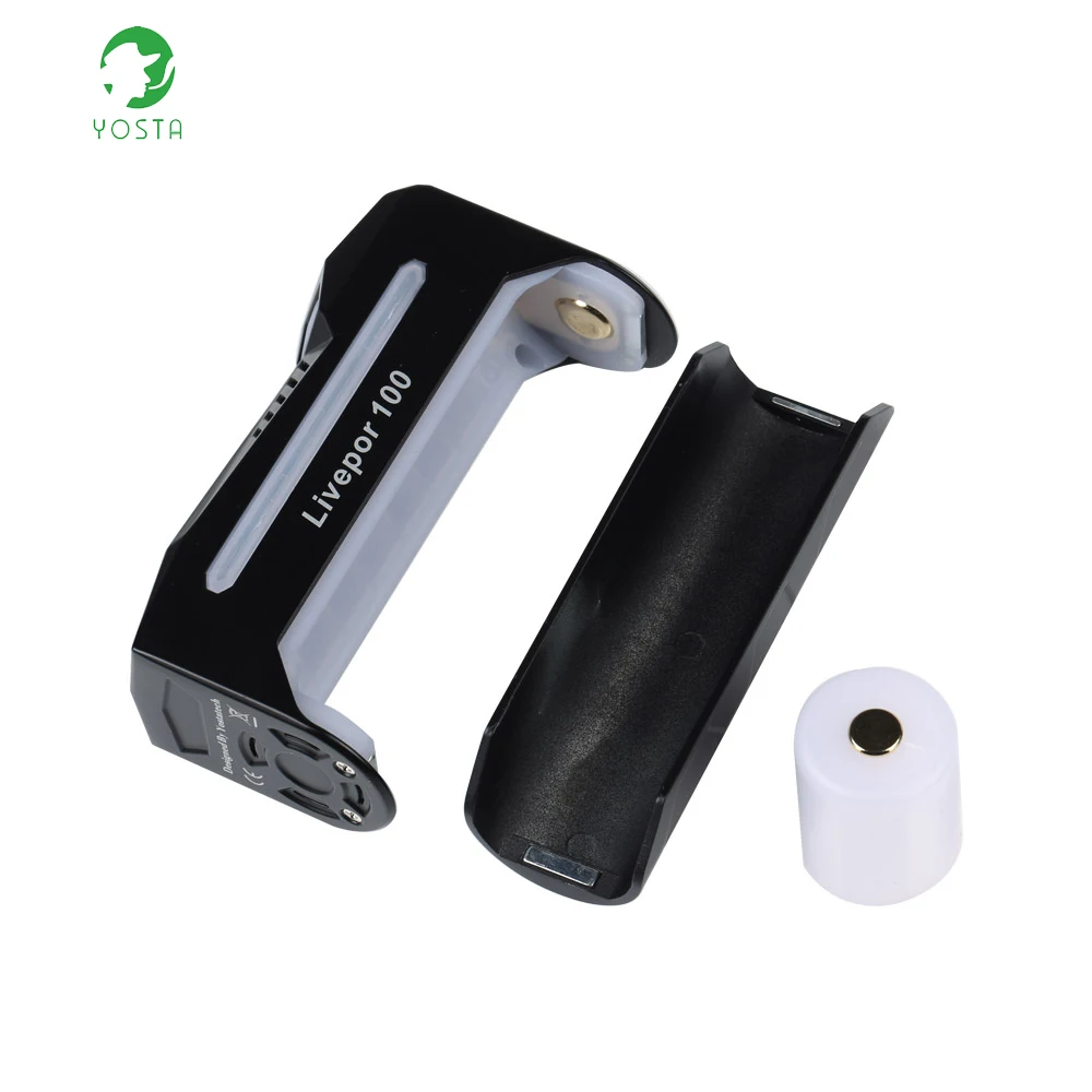 Оригинал 100 W yosta livepor Box MOD No 18650 с 0 01 s быстрая скорость 96-дюймовый цветной дисплей