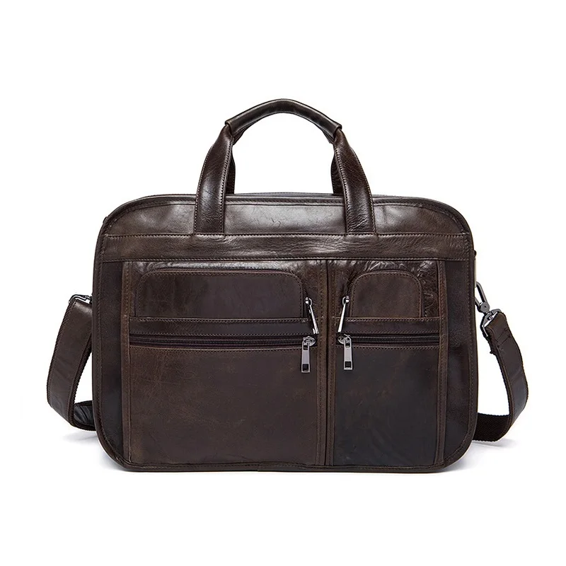 Высокое качество 100% из натуральной воловьей кожи сумка для ноутбука