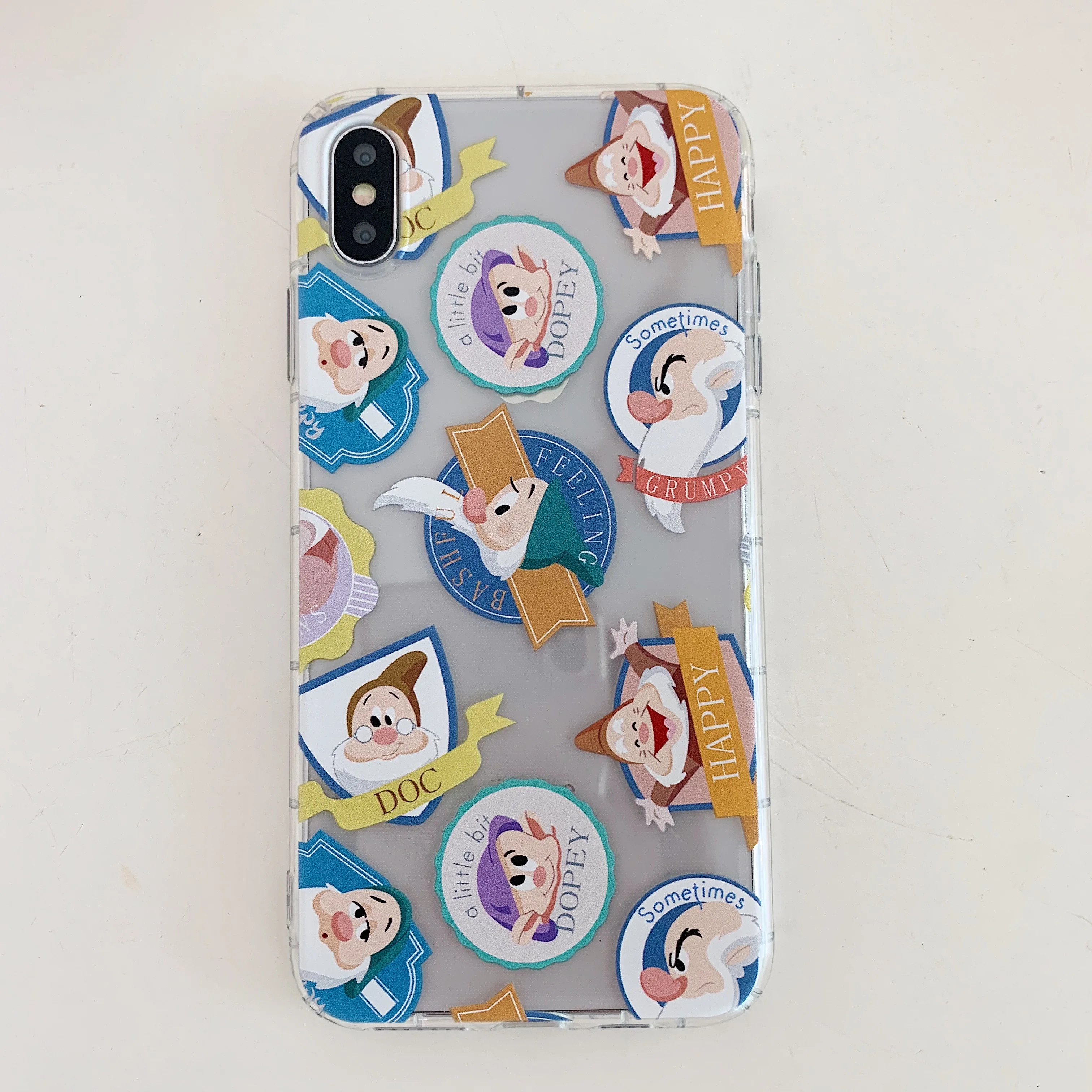 Роскошный мультяшный прозрачный кремний ТПУ чехол для телефона iphone XR X XS Max чехлы 6