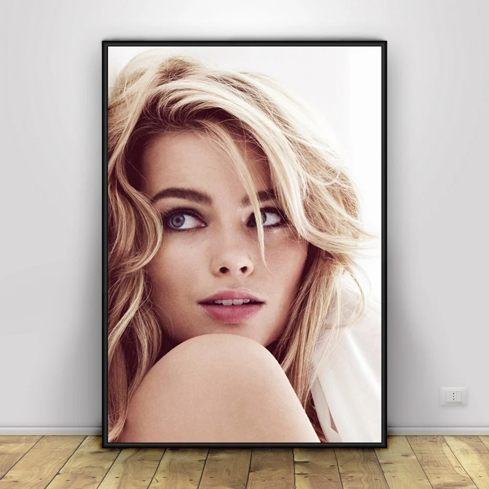 Margot Robbie Art Шелковый плакат домашний декор 12x18 24x36 дюймов | Дом и сад