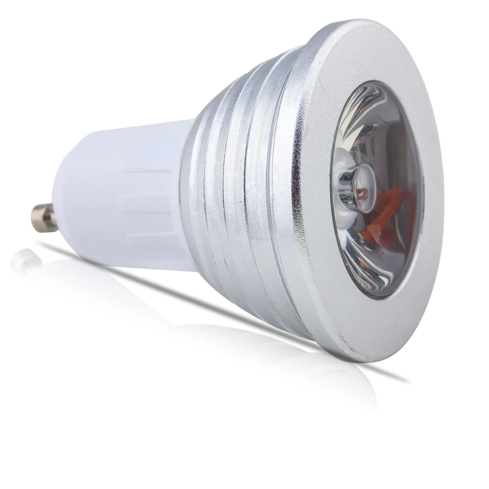 4X RGB 3WBulb лампа 16 Цвета изменение 85V 265V для сцены DJ диско свет затемнения