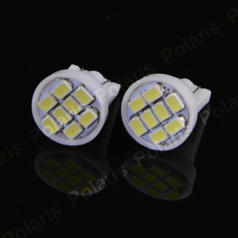 10 шт. супер яркий T10 8 светодиодный SMD 194 168 192 W5W 1206 Внутреннее освещение супер яркий Авто 7 цветов для укладки волос Клин для лампочек светодиодные лампы 12 V