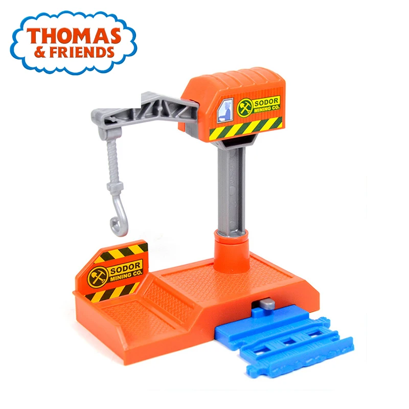 Электрический поезд Thomas& Friends серии карьерные шахты Приключения пластиковая дорожка для паровозика Thomas с подарочной коробкой на день рождения