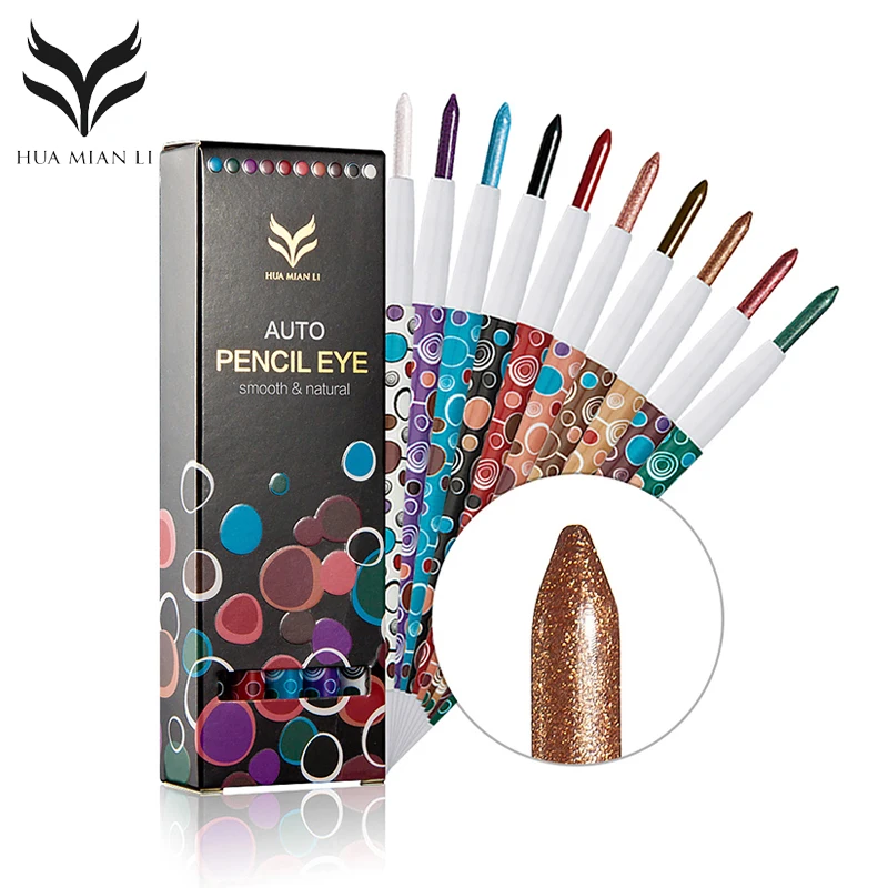 HUAMIANLI10 Colors Matte Waterproof Eye Shadow Pen Pearl Long Lasting Easy To Wear Fashion Makeup Cosmetics Tools |