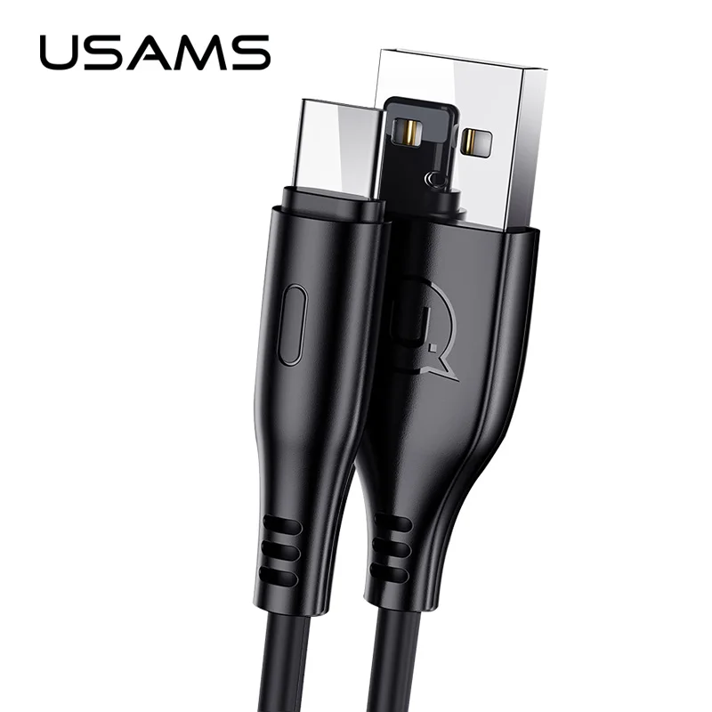 

USAMS 1m 2A Type C Phone Cable For Samsung Huawei Xiaomi Honor OnePlus Adroid Fast Charging USB A Cable Data Cord Charger Cable