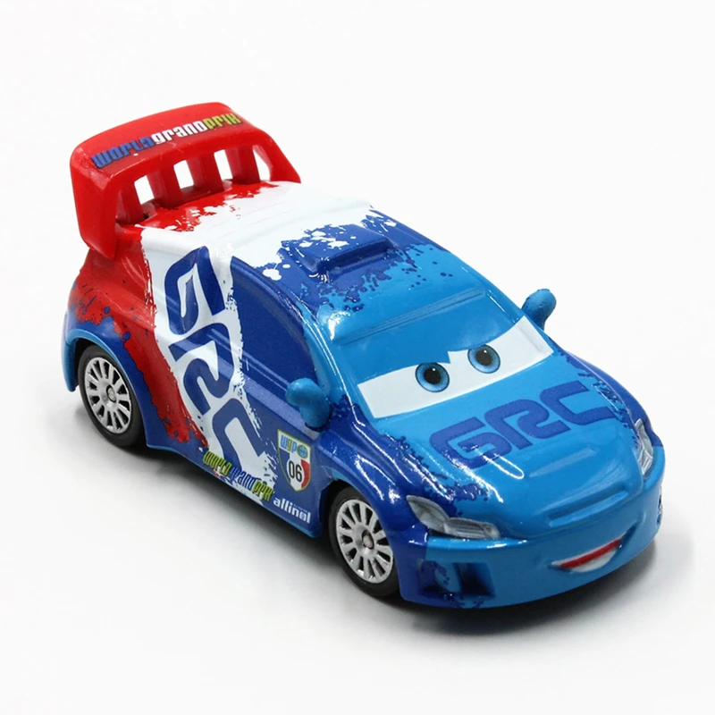 Фото Коллекция 100% года, оригинальные модели автомобилей Disney Pixar, гоночные машинки во французском стиле, масштаб 1:55, литой металлический сплав, ми... №3
