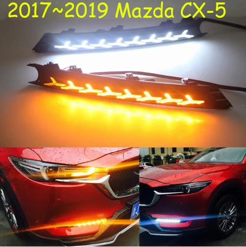 

Динамический видео, CX-5 дневной свет, светодио дный, 2017 2018 2019, CX-5 туман, мотоцикл, CX-3, CX-4, CX5 CX 5, CX-5 дневной свет