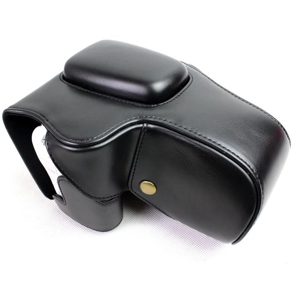 Black/Brown/Coffe/White High Quality PU Leather Camera Case Bag Cover For Canon EOS 200D With Storage Bottom Opening | Электроника