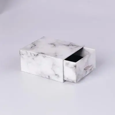 8.5x6.5x3.5cm Высококачественная мраморная бумажная коробка для ювелирных изделий 8,5x6,5x3,5 см коробки для ящиков подарочные коробки для ожерелья квадратный органайзер для ювелирных изделий коробка кольца - Цвет: 8.5x6.5x3.5cm